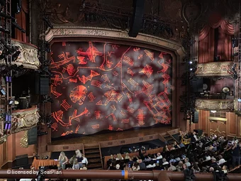 Lyceum Theatre Royal Circle A41 view from seat photo