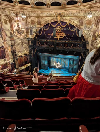 London Coliseum Balcony J19 view from seat photo