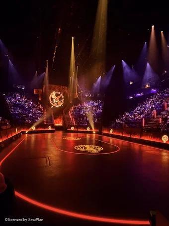 Troubadour Canary Wharf Theatre District 2 A99 view from seat photo