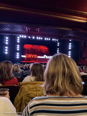 Dominion Theatre Stalls X32 view from seat photo