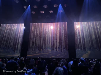 ABBA Arena Dance Floor A6 view from seat photo