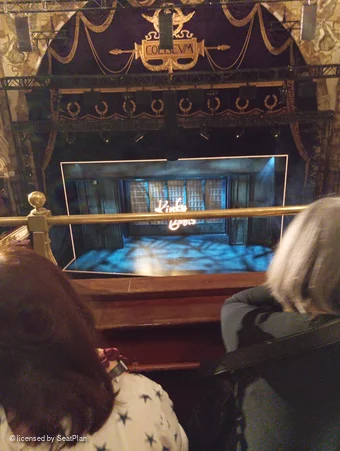London Coliseum Balcony B24 view from seat photo
