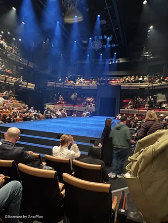 Bridge Theatre Stalls F26 view from seat photo