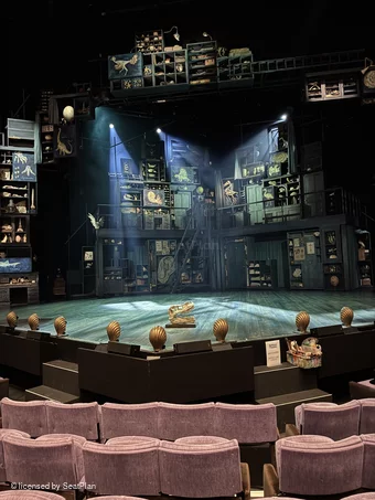 National Theatre - Olivier Stalls E26 view from seat photo