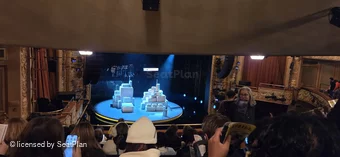 Longacre Theatre Mezzanine H24 view from seat photo