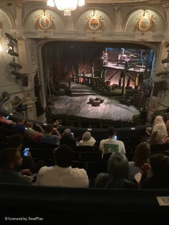 Ambassadors Theatre Circle J3 view from seat photo