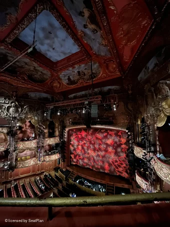 Lyceum Theatre Grand Circle A10 view from seat photo