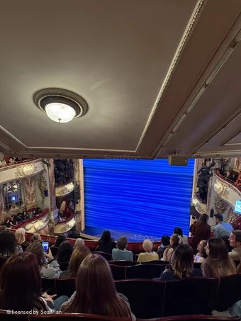 Novello Theatre Grand Circle G5 view from seat photo