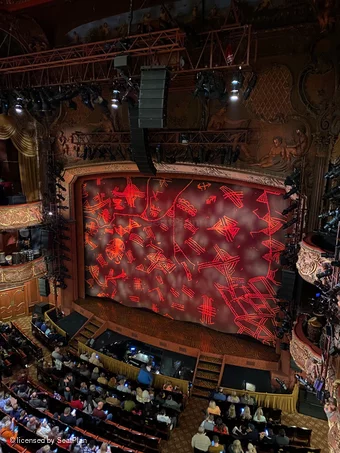 Lyceum Theatre Grand Circle A7 view from seat photo