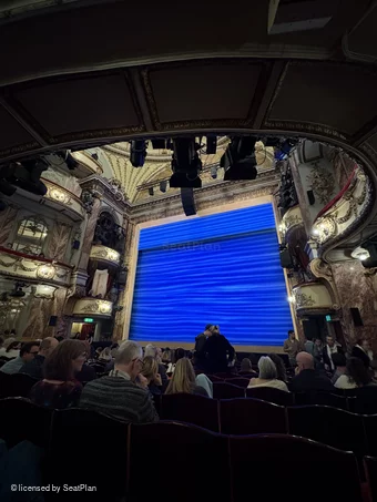 Novello Theatre Stalls N5 view from seat photo