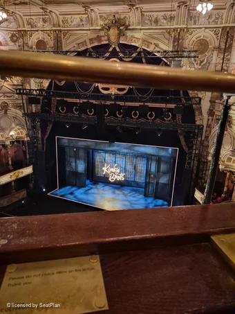 London Coliseum Balcony A14 view from seat photo
