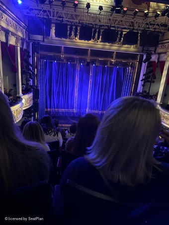 Vaudeville Theatre Dress Circle F6 view from seat photo