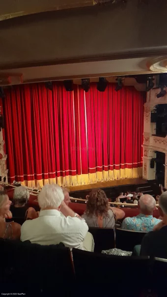 Garrick Theatre Dress Circle D21 view from seat photo