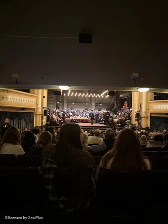 Hudson Theatre Orchestra U101 view from seat photo