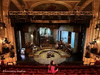 Walter Kerr Theatre Mezzanine H108 view from seat photo