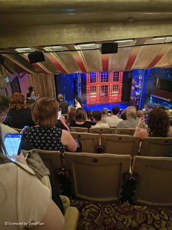 Savoy Theatre Dress Circle N25 view from seat photo