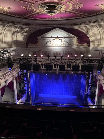 Vaudeville Theatre Upper Circle E12 view from seat photo