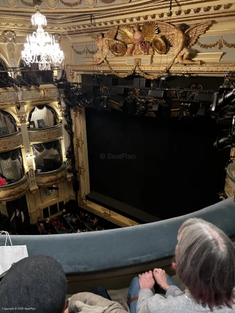 Wyndham's Theatre Grand Circle B3 view from seat photo