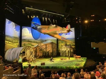 National Theatre - Olivier Stalls L45 view from seat photo