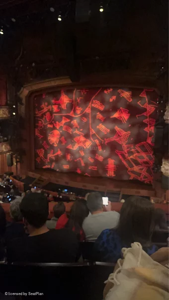 Lyceum Theatre Royal Circle E7 view from seat photo