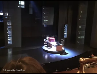 Music Box Theatre Mezzanine B5 view from seat photo