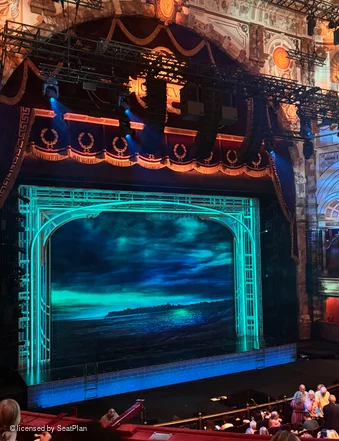 London Coliseum Dress Circle D47 view from seat photo