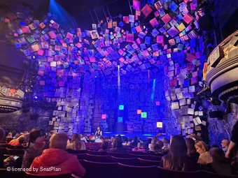 Cambridge Theatre Stalls O5 view from seat photo