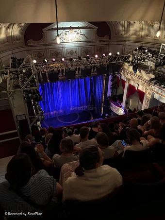 Vaudeville Theatre Upper Circle H1 view from seat photo