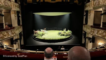 Garrick Theatre Dress Circle C15 view from seat photo