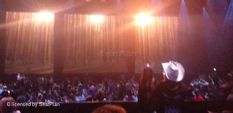 ABBA Arena Block H B15 view from seat photo