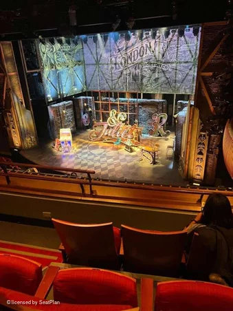 Stephen Sondheim Theatre Mezzanine CC4 view from seat photo