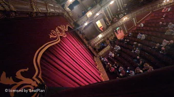 Apollo Theatre Grand Circle Box D1 view from seat photo