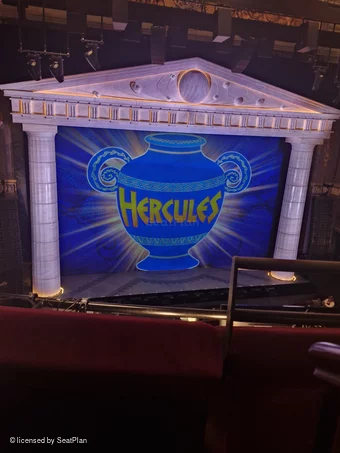 Theatre Royal Drury Lane Grand Circle B34 view from seat photo