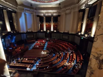 London County Hall South Gallery B12 view from seat photo