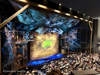 Gershwin Theatre Mezzanine A31 view from seat photo