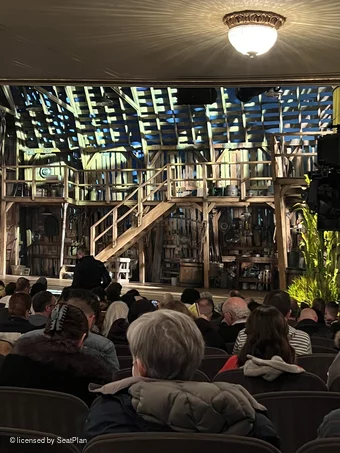 Nederlander Theatre Orchestra Q28 view from seat photo