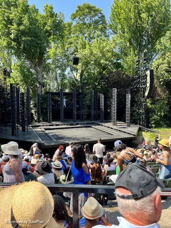 Regent's Park Open Air Theatre Upper Right L45 view from seat photo
