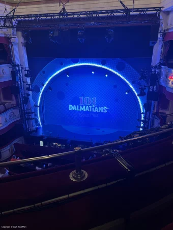 Theatre Royal Brighton Second Circle B22 view from seat photo