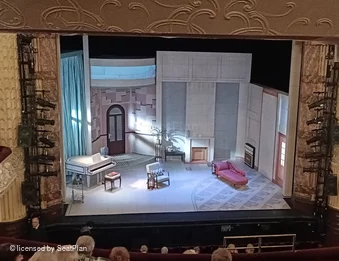Richmond Theatre Dress Circle H15 view from seat photo