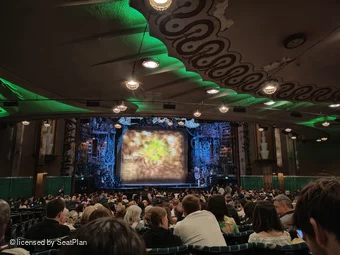 Apollo Victoria Theatre Stalls ZE36 view from seat photo