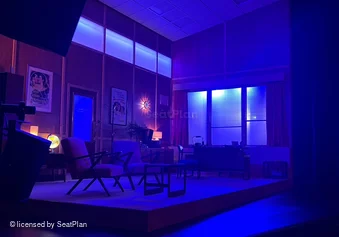 Apollo Theatre Stalls Box B1 view from seat photo