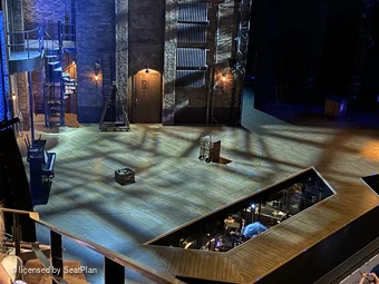 Barbican Theatre Upper Circle DD11 view from seat photo