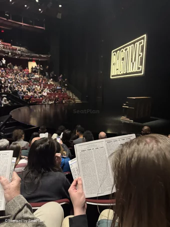 Vivian Beaumont Theater Orchestra H509 view from seat photo