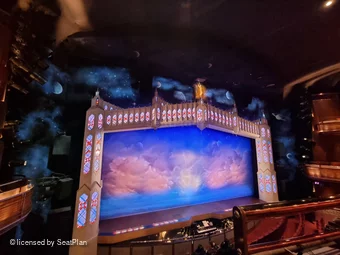 Prince of Wales Theatre Circle B32 view from seat photo