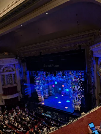 Edinburgh Playhouse Balcony B4 view from seat photo