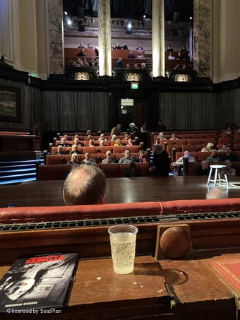 London County Hall Courtroom Stalls C49 view from seat photo