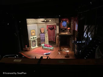 Duchess Theatre Dress Circle B1 view from seat photo