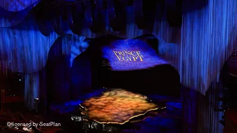 Dominion Theatre Circle B9 view from seat photo