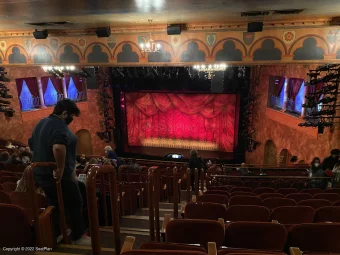 August Wilson Theatre Mezzanine P4 view from seat photo