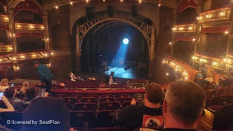 Lyric Theatre Dress Circle C123 view from seat photo